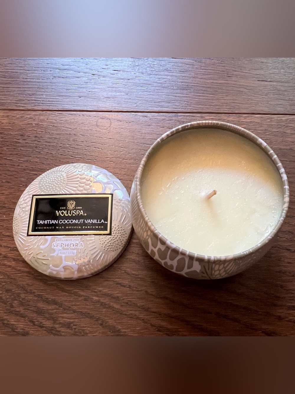 Voluspa Candle - Tahitian Coconut Vanilla 4oz